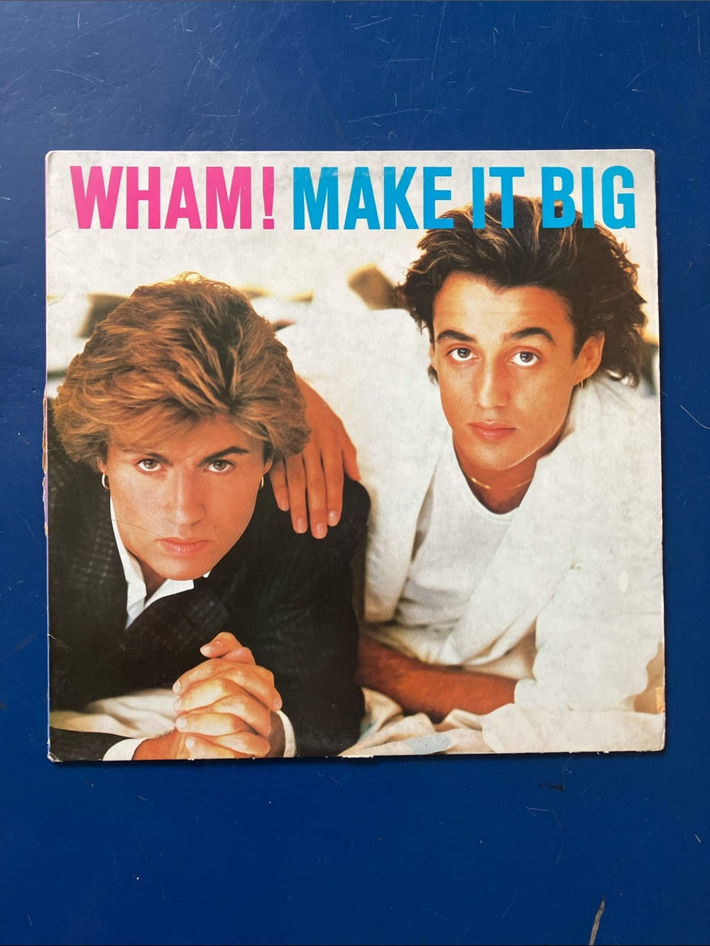 Columbia Vinyl WHAm!  with Pink and Blue Gradient Border